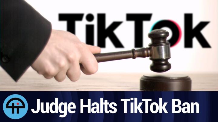 Judge Halts TikTok Ban
