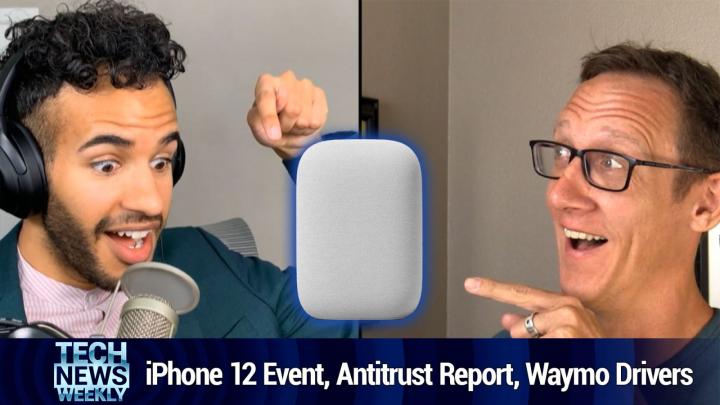 Apple's iPhone 12 Event, Big Tech Antitrust Report, Waymo Safety Drivers