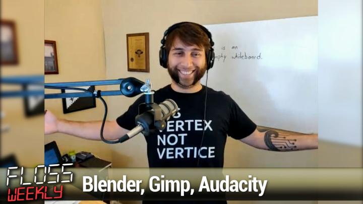 Blender, Gimp, Audacity