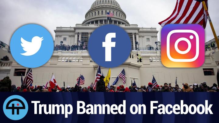 Trump Faces Bans on Social Media