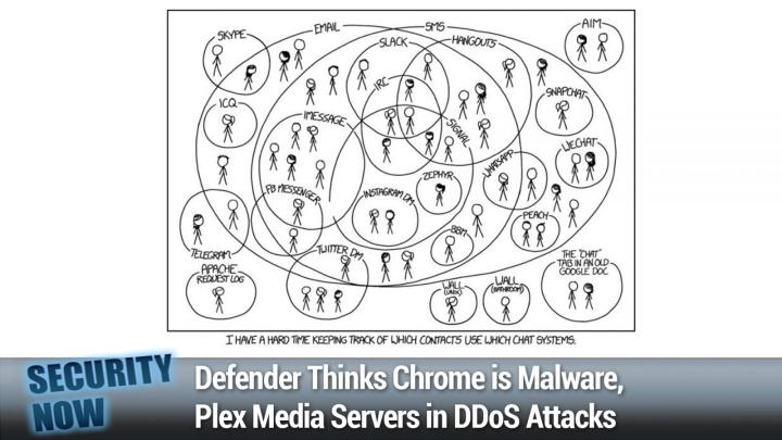 Defender Thinks Chrome is Malware, Plex Media Servers in DDoS Attacks