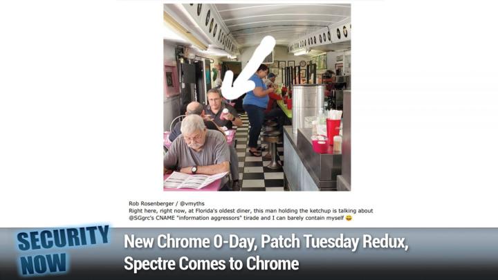 New Chrome 0-Day, Patch Tuesday Redux, Spectre Comes to Chrome