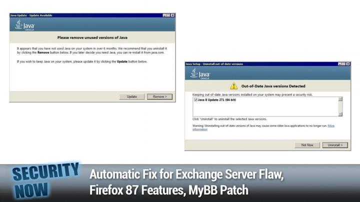 Automatic Fix for Exchange Server Flaw, Firefox 87 Features, MyBB Patch	
