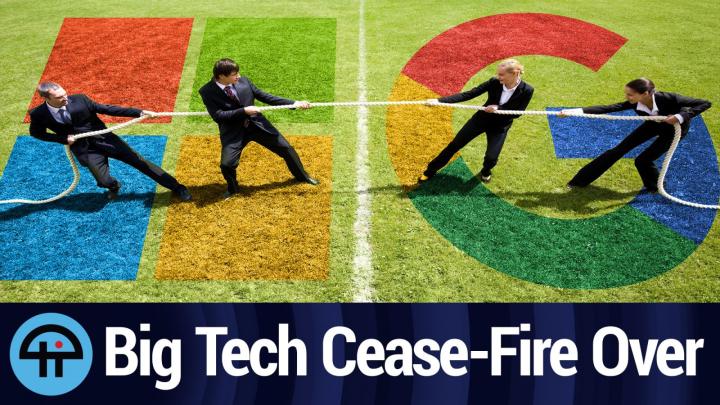 Google and Microsoft: Cease-Fire Over