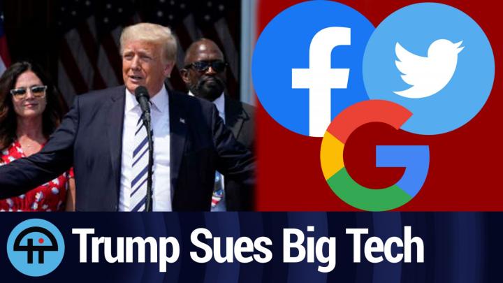 TWiG Clip: Trump Sues Big Tech Over Censorship