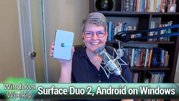 Mary Jo Foley with Surface Duo 2