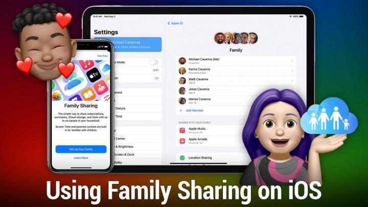 Share Your Apps, Subscriptions, and More With Family Sharing