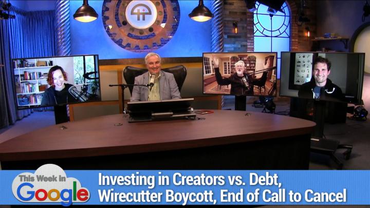 Investing in creators vs. debt, Wirecutter boycott, end of call to cancel	