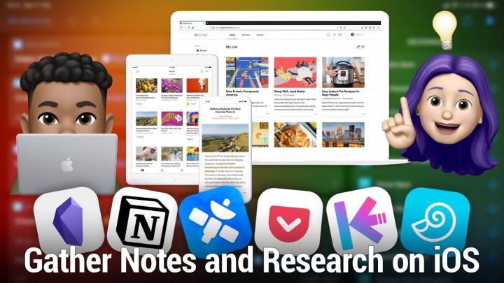 Keep It, Notion, Obsidian, DEVONthink To Go