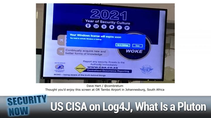 US CISA on Log4J, WordPress Security Update, What Is a Pluton