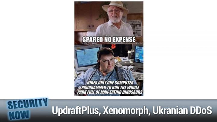 UpdraftPlus, Xenomorph, Ukranian DDoS, The Bobiverse Trilogy	