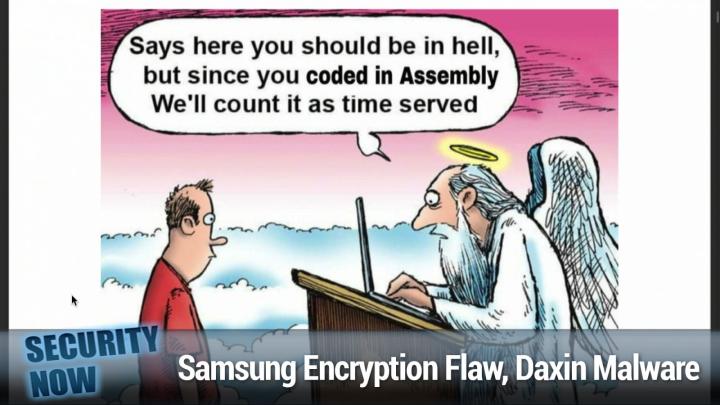 Samsung’s TrustZone Keymaster Design, Daxin, Windows 11 compatibility