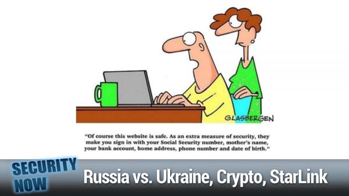 Russia vs. Ukraine, Crypto, StarLink, Namecheap, Telegram