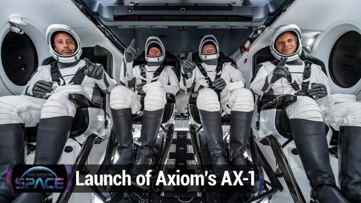 Axiom Space, Launch of AX-1, First All-Private Crew to ISS
