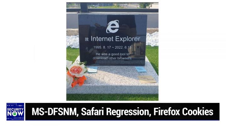 3rd Party Authenticators, MS-DFSNM, Safari Regression, Firefox Cookies