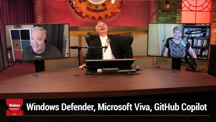 Windows Defender, Microsoft Viva, GitHub Copilot