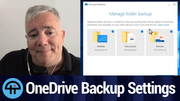 OneDrive Backup Settings