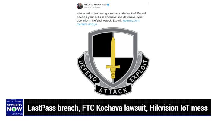 LastPass breach, FTC Kochava lawsuit, Hikvision IoT mess