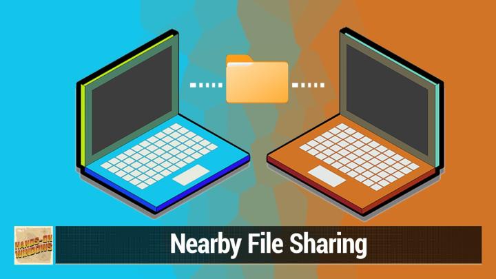 Share things with nearby devices in Windows