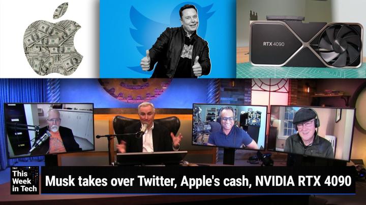 Musk takes over Twitter, Apple's cash mountain, gambling ads, NVIDIA RTX 4090