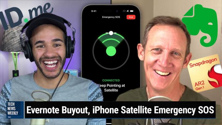Evernote buyout, Snapdragon AR2 Gen 1, iPhone Emergency SOS