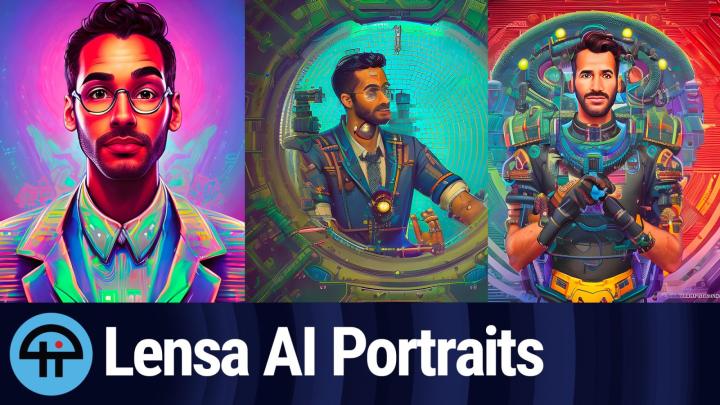 Lensa AI Portraits