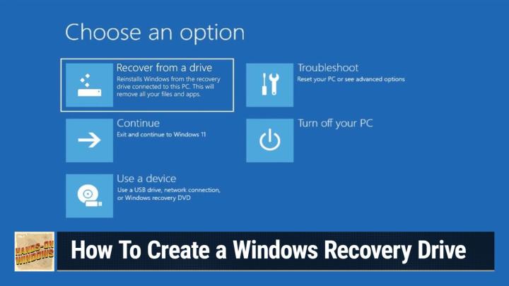 Windows 11 Recovery Drive