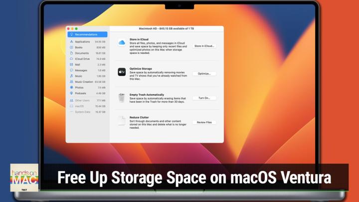 Use your Mac's built-in utilities to clear out the cruft