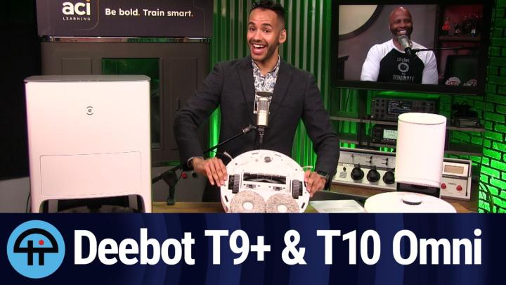 Mikah Sargent reviews the Deebot T9+ Deebot T10 Omni robot vacuums from ECOVACS.