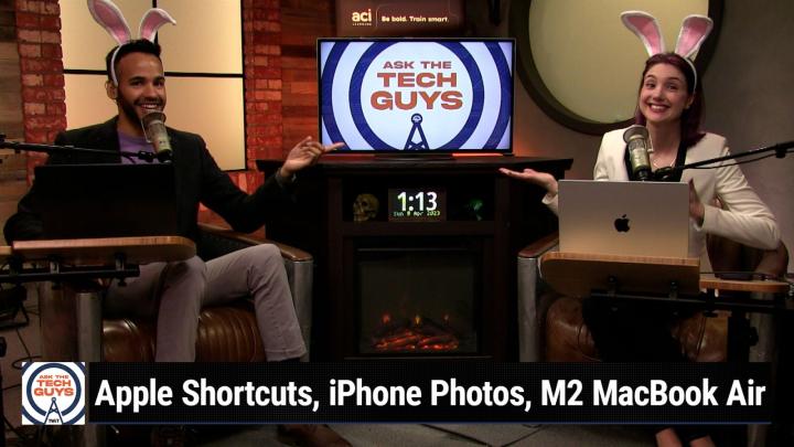 Apple Shortcuts, iPhone Photos, M2 MacBook Air