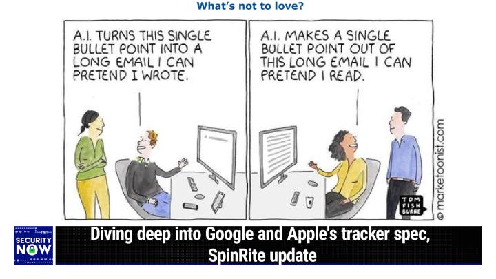 Diving deep into Google and Apple's tracker spec, SpinRite update