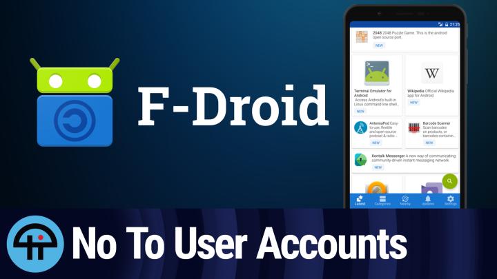 F-droid: No More User Accounts
