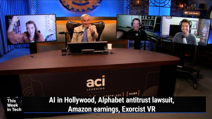 AI in Hollywood, Alphabet antitrust lawsuit, Amazon earnings, Exorcist VR
