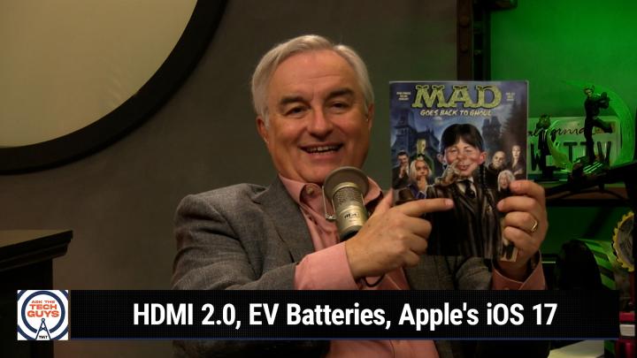 Episode 1989 - HDMI 2.0, EV Batteries, Apple's iOS 17