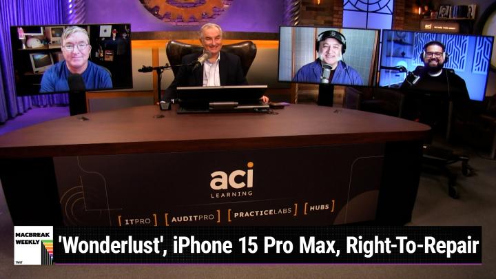 Episode 884 - Wonderlust', iPhone 15 Pro Max, Right-To-Repair
