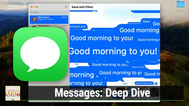 Using the Messages App on macOS