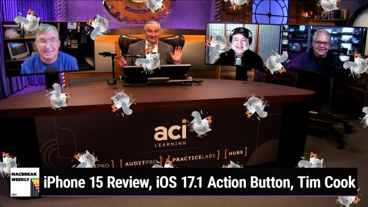 MBW 890: 100 Chickens - Jason Snell's iPhone Review, iOS 17.1 Action Button Changes, Tim Cook Sells Some Stocks