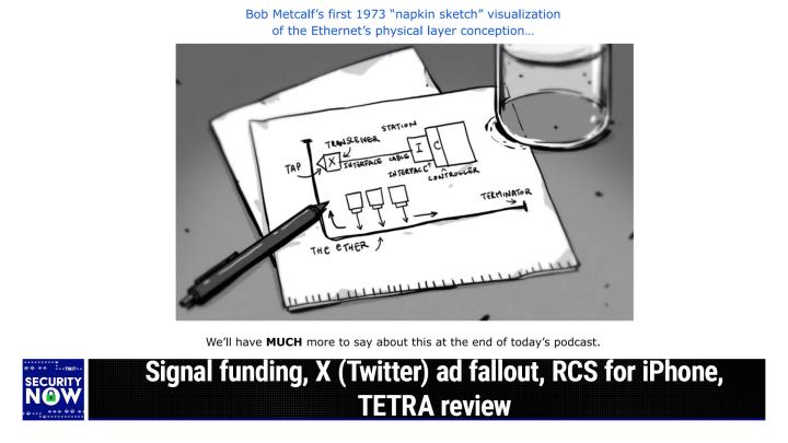 Signal funding, X (Twitter) ad fallout, RCS for iPhone, TETRA review