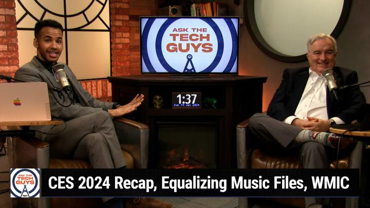 Episode 2007 - CES 2024 Recap, Equalizing Music Files, WMIC