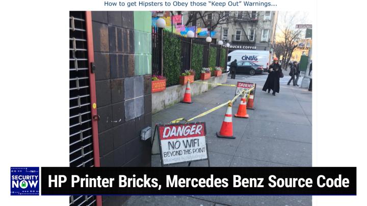 HP Printer Bricking, Mercedes Benz Source Code
