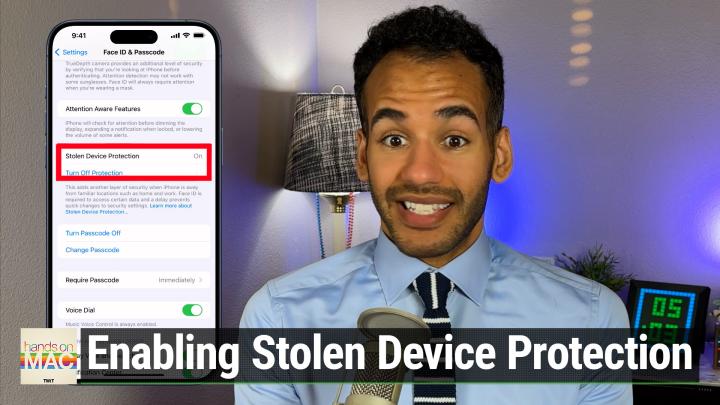 Using Stolen Device Protection in iOS 17.3