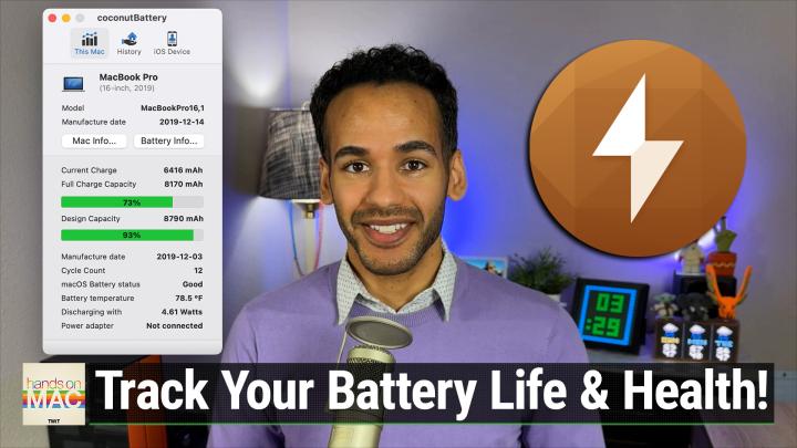 Mac, iPhone, iPad Battery Readings