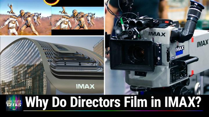 Why do directors film for rare IMAX cinemas?