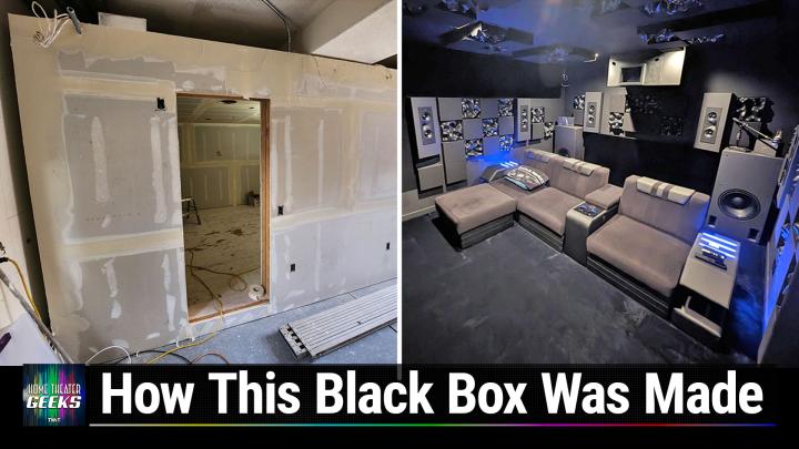 HTG 431: Black Box Home Theater! - This small, blacked-out home theater really performs!
