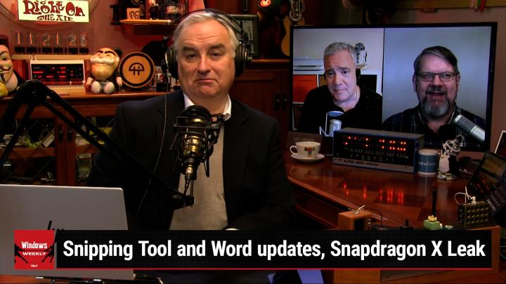 Snipping Tool and Word updates, Snapdragon X Leak