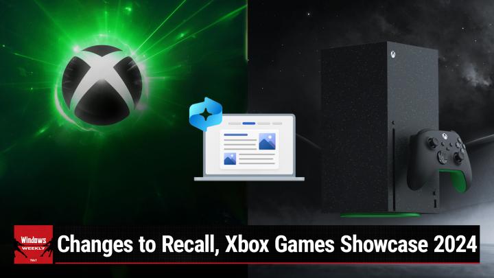 Recall to be opt-in, Auto SR, new Xbox Series models