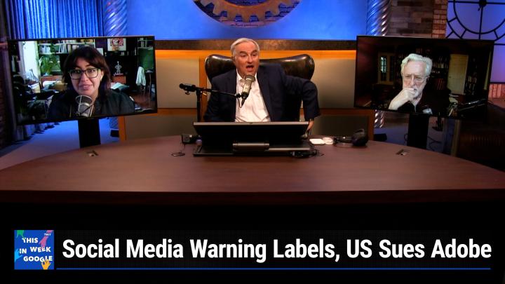 Social Media Warning Labels, US Sues Adobe