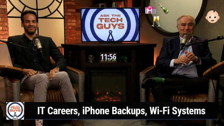 Episode 2031 - IT Careers, iPhone Backups, Wi-Fi Systems