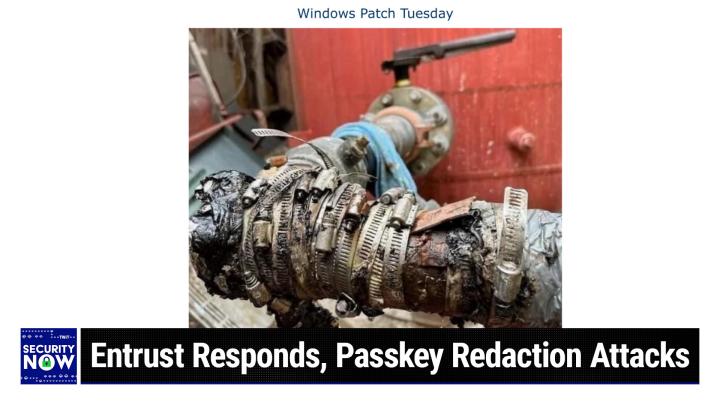 Entrust Responds, Passkey Redaction Attacks