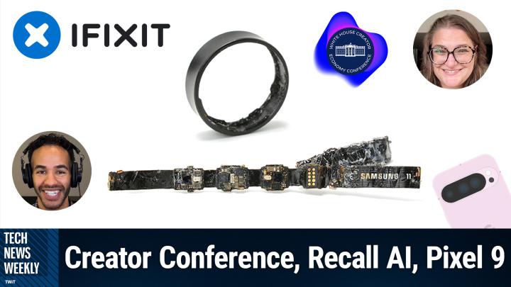 Episode 350 - White House Creator Conference, Recall AI, Pixel 9